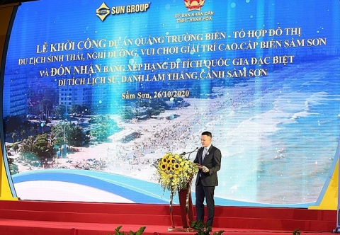 SUN GROUP KHỞI CÔNG DỰ ÁN QUẢNG TRƯỜNG BIỂN SẦM SƠN HƠN 1 TỈ USD